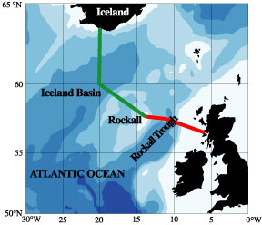 Map of the Extended Ellett Line.