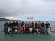 BIO-Carbon scientists onboard the RRS Discovery