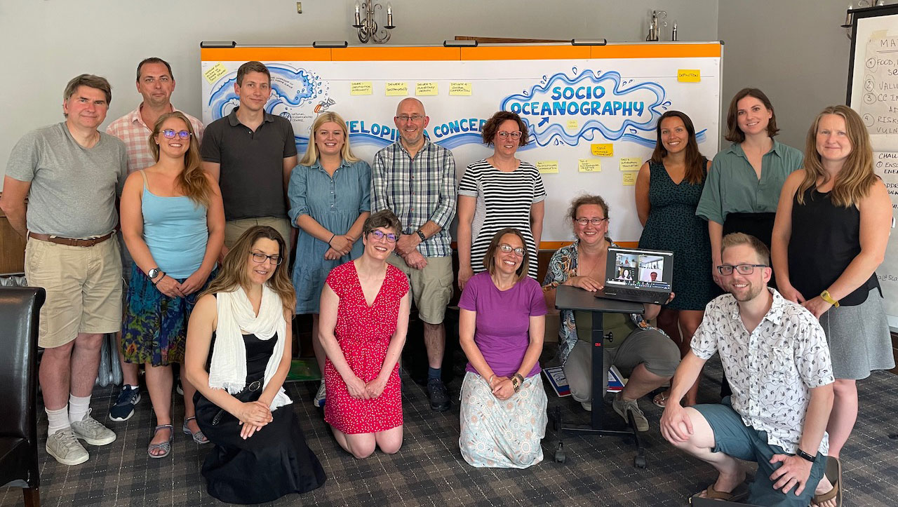 Image of a group of people in Balmer Lawn Hotel, Lyndhurst Rd, Brockenhurst at the 2023 workshop.